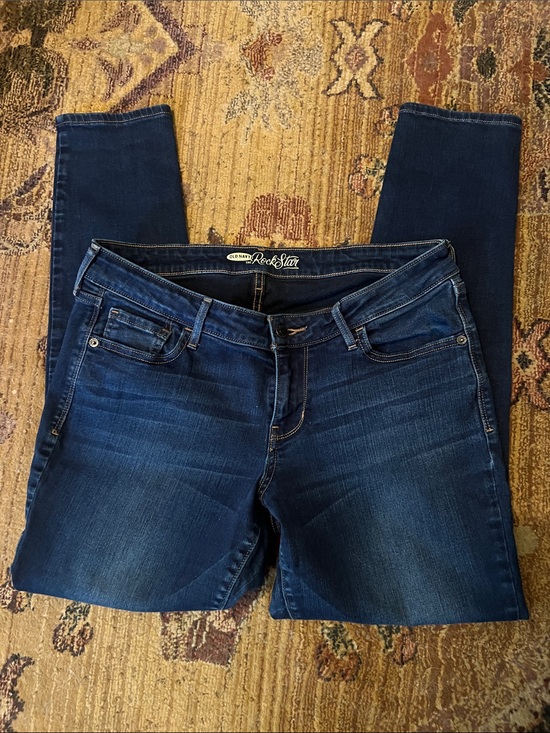 Old Navy Denim - Old Navy RockStar Skinny Jeans - Dark Blue